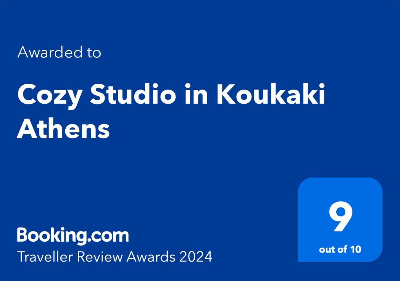 Cozy Studio In Koukaki Athens By Zain Eksteriør billede